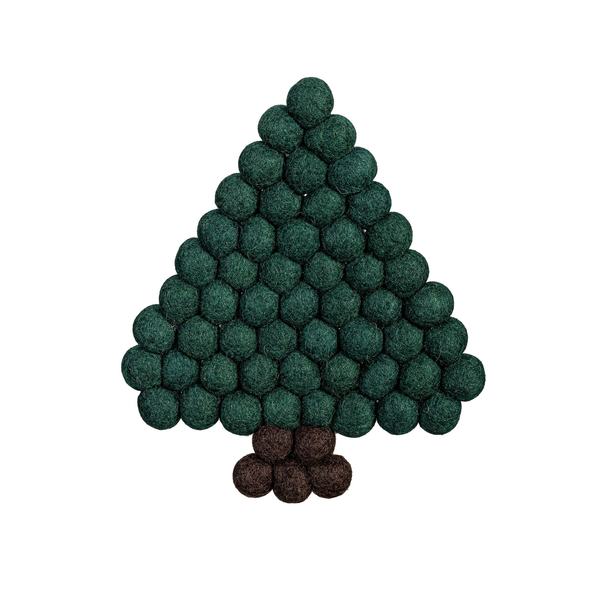 Shades of Green Trivet Tree Fabric