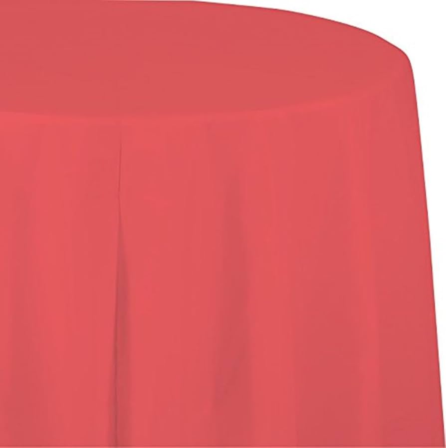 Solid Color 82" Round Table Covers