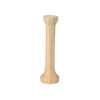 Wooden pepper grinder on a white background