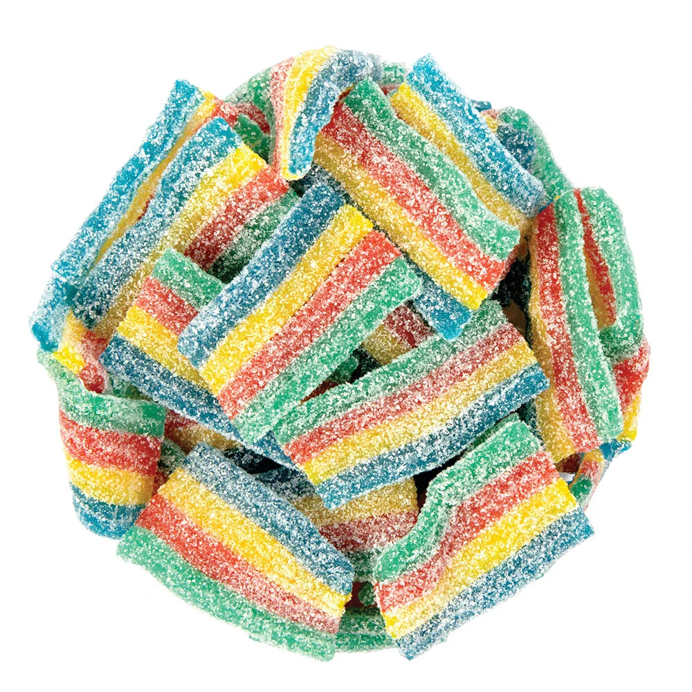 6 oz Mini Sour Rainbow Belt