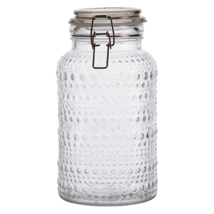 Halo Bail & Trig Glass Canisters