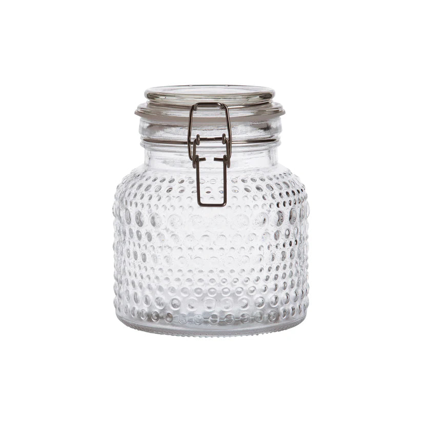 Halo Bail & Trig Glass Canisters