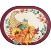 Fall Feast Oval Plate