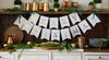 Merry Christmas Sheet Music Paper Banner Set