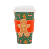 Gingerbread Man Christmas 16oz Paper To Go Cups
