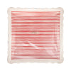 Red Striped Plate