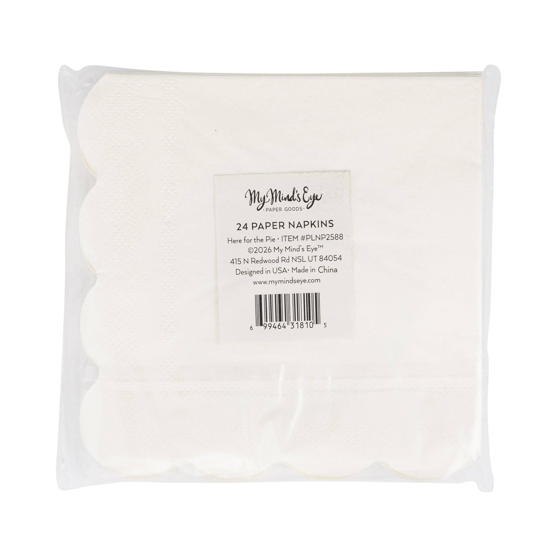 Here for the Pie Cocktail Napkin (24ct)