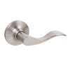 Topaz Passage Lever-Satin Nickel