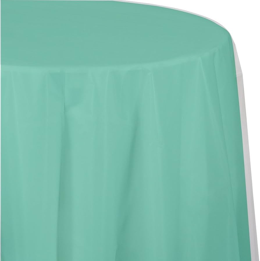 Solid Color 82" Round Table Covers