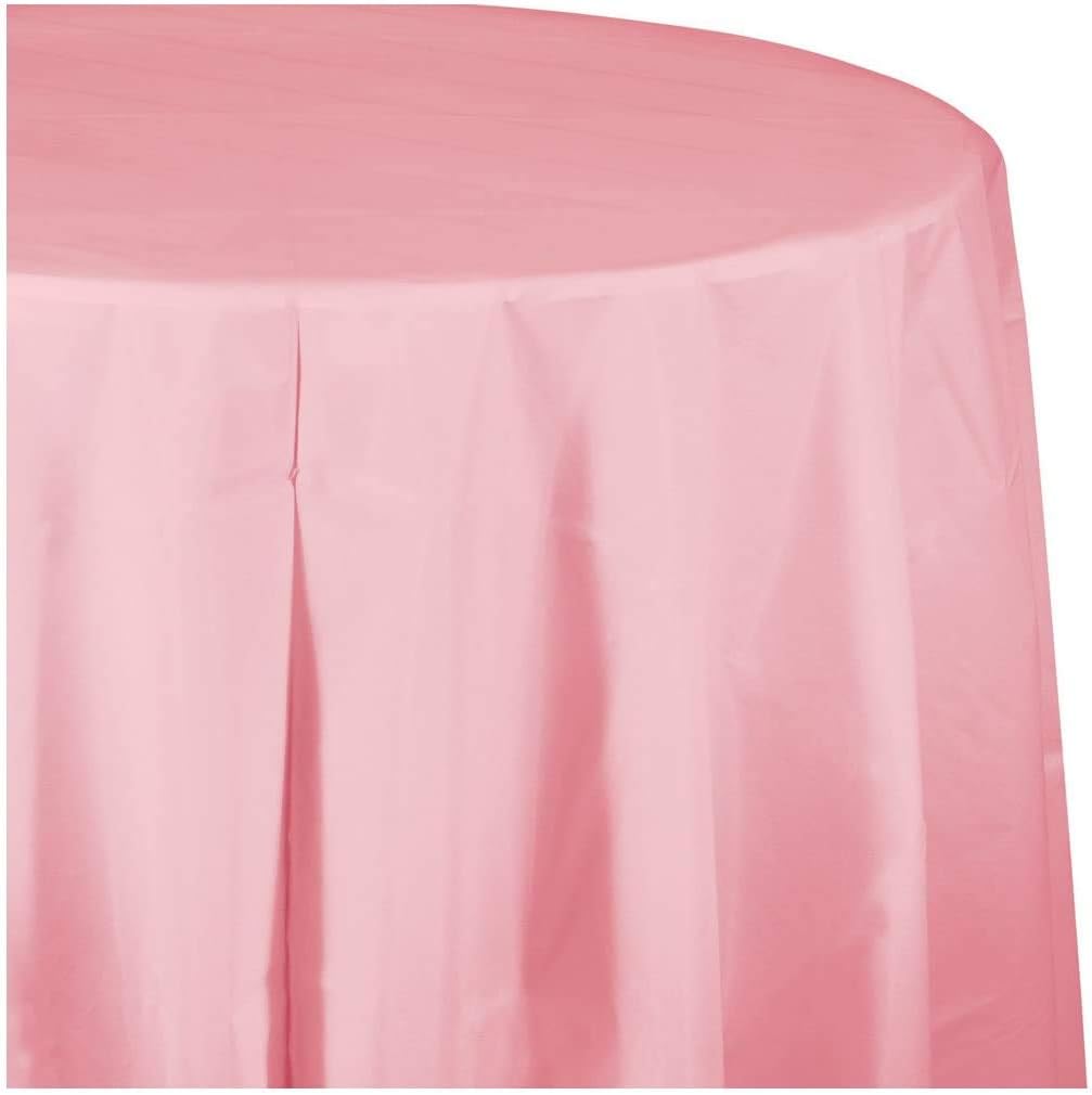 Solid Color 82" Round Table Covers