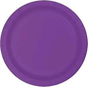 Plastic Plate 9" Amethyst 12/24 (dis)