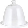 Cake Plate Glass/Marble w/Dome