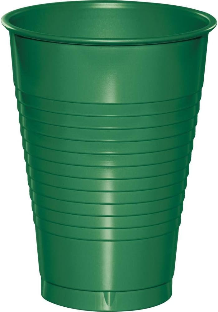 Solid Color 12 oz Plastic Cups