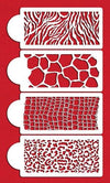 Cake Stencil Animal Skin Set