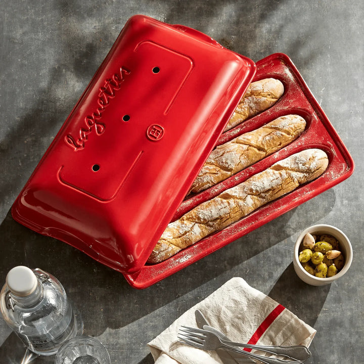 Emile Henry Ceramic Baguette Baker