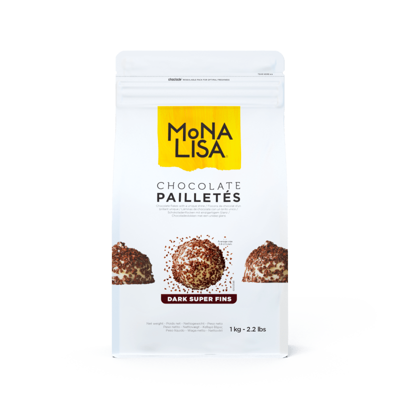 Cacao Barry Dark Chocolate Pailletes Fins