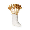Western Cowboy Boot with 20 Horseshoe Cocktail Picks