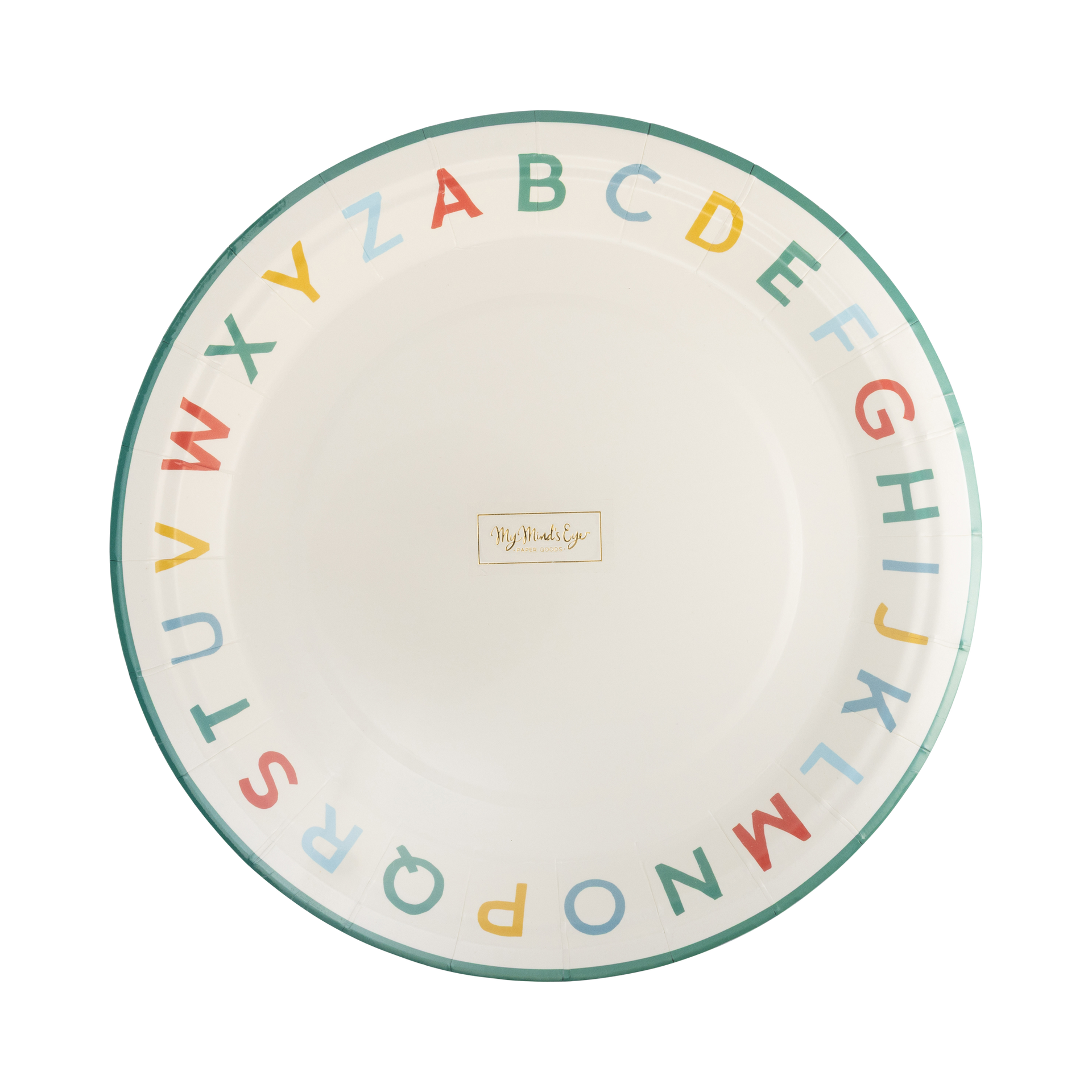 Alphabet Plate