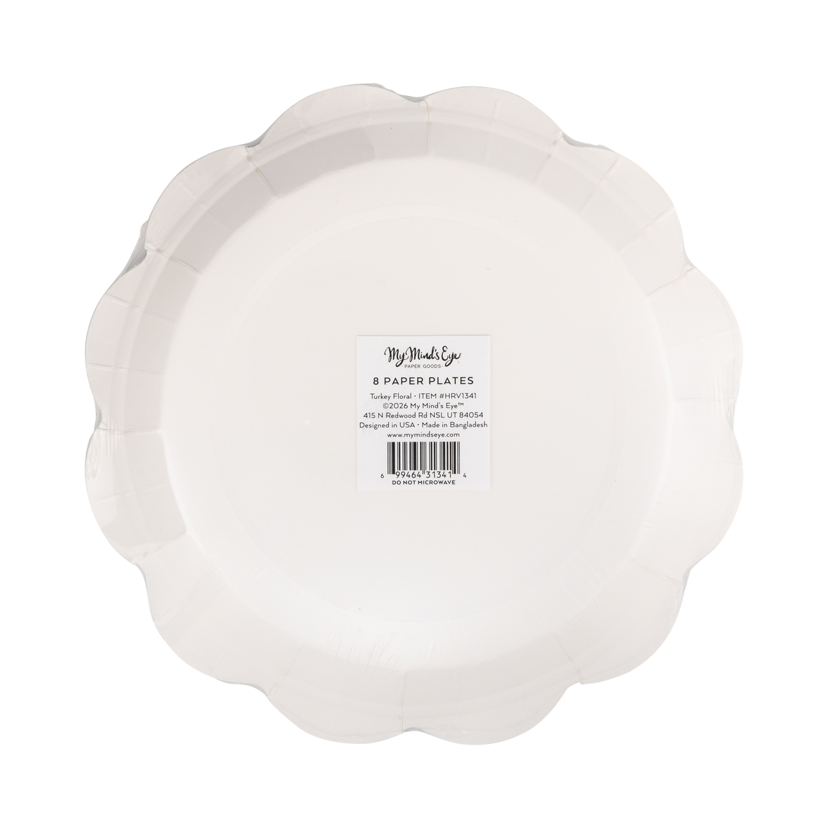 Turkey Foliage Paper Plates