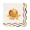 Harvest Turkey Cocktail Paper Napkins