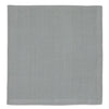 Gray textured square napkin on a white background