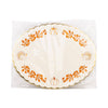 Foil Pumpkin 17" Paper Platter (6ct)