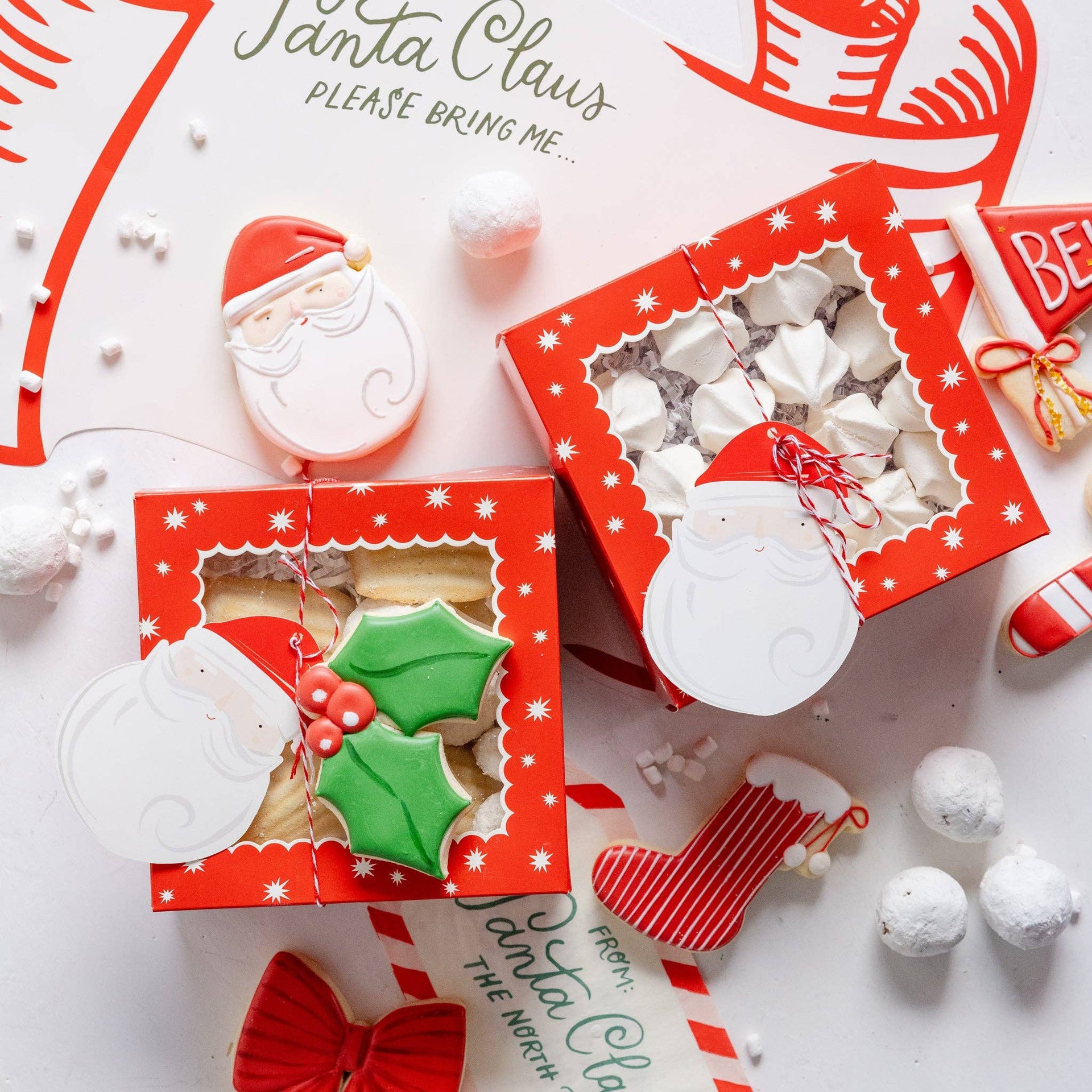 Santa Cookie Box