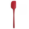 Red spatula on a white background