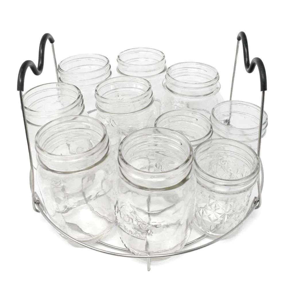 Deluxe Stainless Steel/Silicone Canning Rack