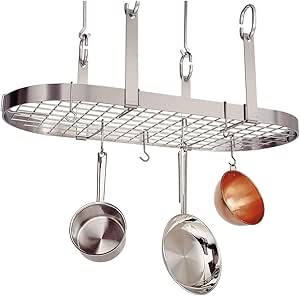 Four Foot Oval W/Grid Stainless (dis)