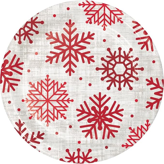 Plate 9" Let It Snow 12/8