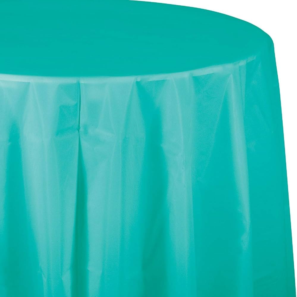 Solid Color 82" Round Table Covers