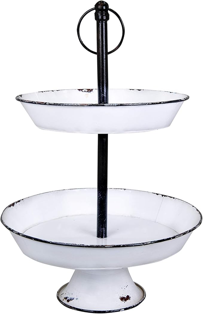 Enameled 2-Tier 12" x 17"
