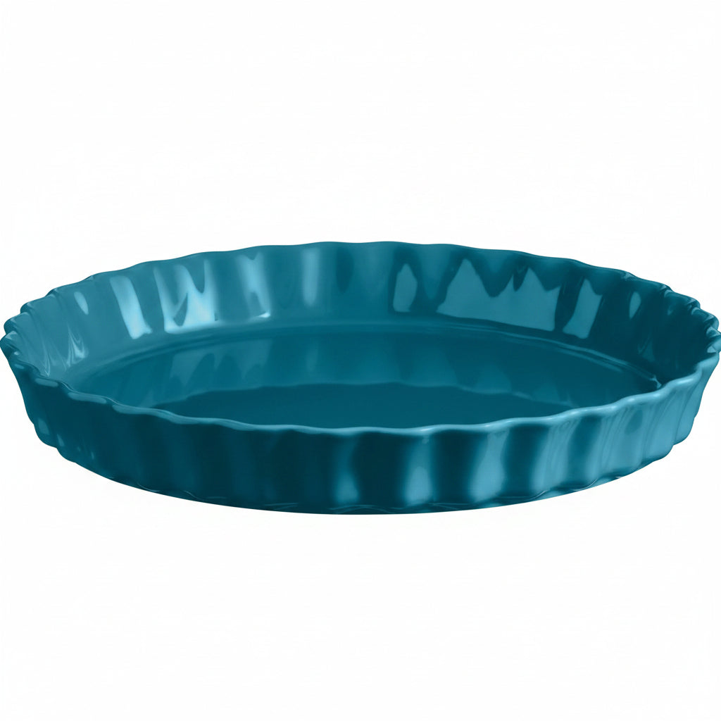 Emile Henry Tart Dish 11.6" in Blue Flame