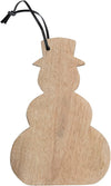 Snowman 10x7 Mango Wood
