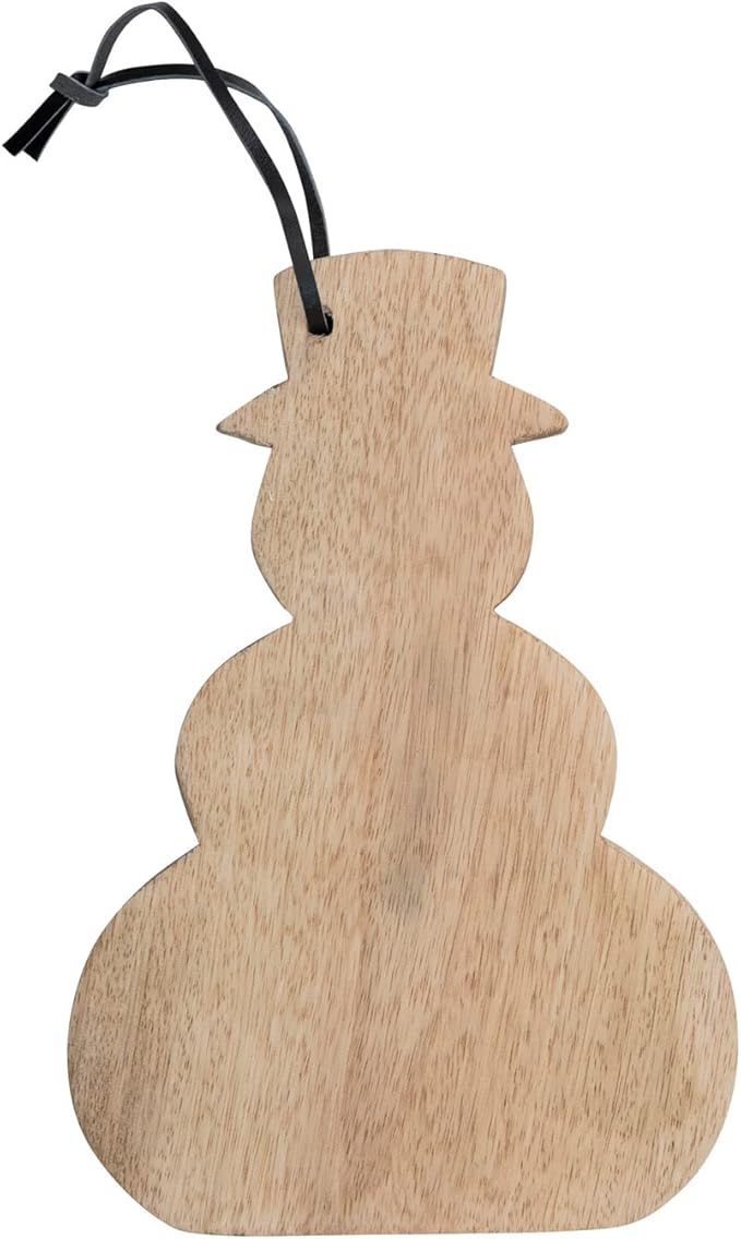 Snowman 10x7 Mango Wood