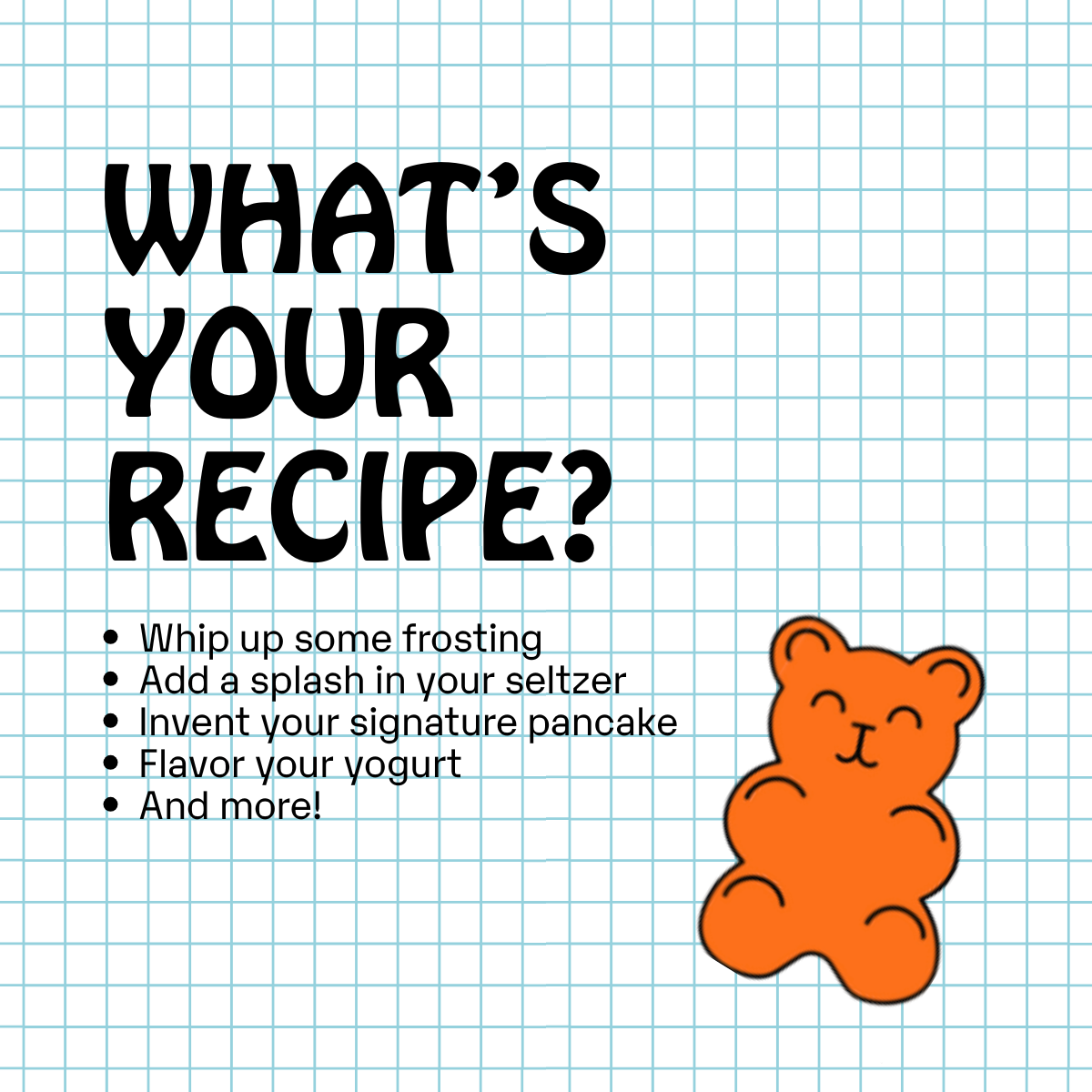 Non-GMO Flavorings: Gummy Bear