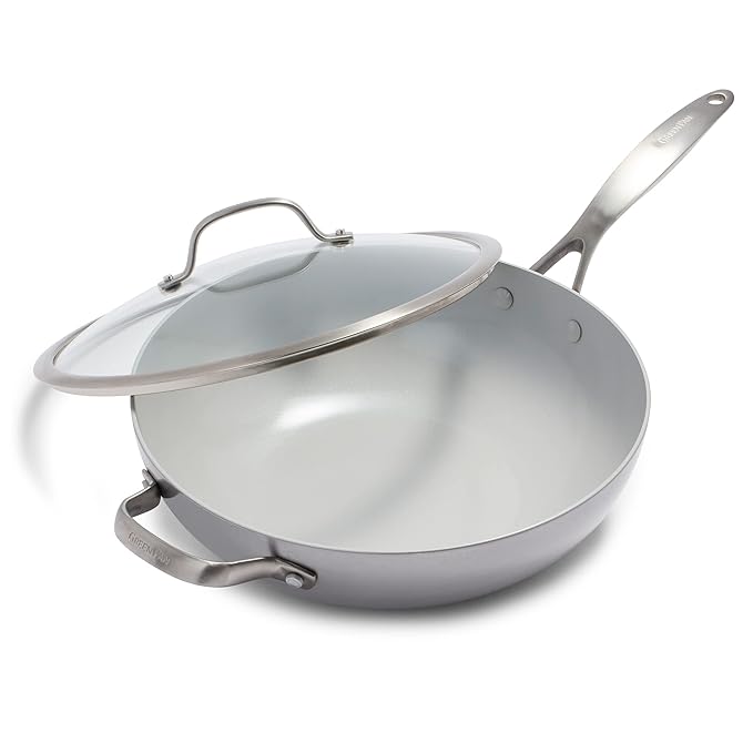 Wok 12" w/Helper Handle and Lid Venice Pro (dis)