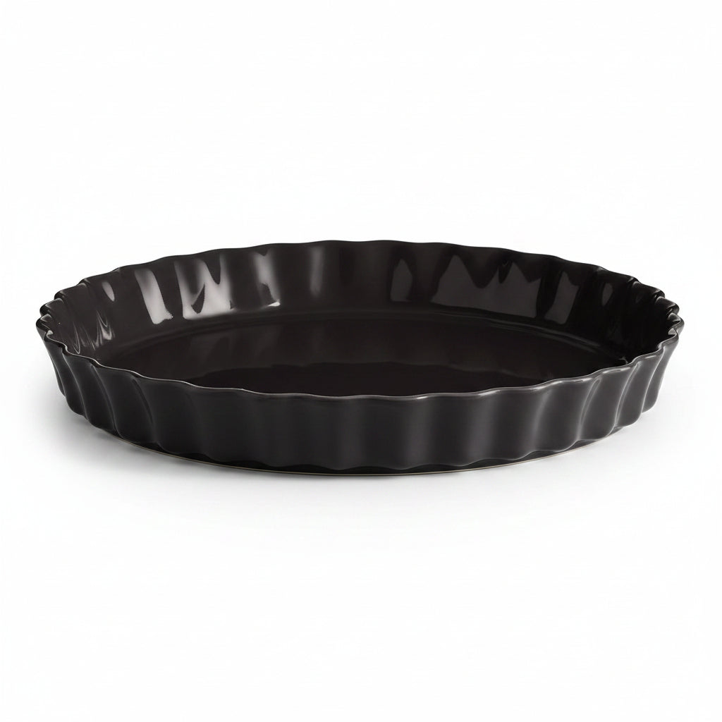 Emile Henry Tart Dish 11.6" in Charcoal