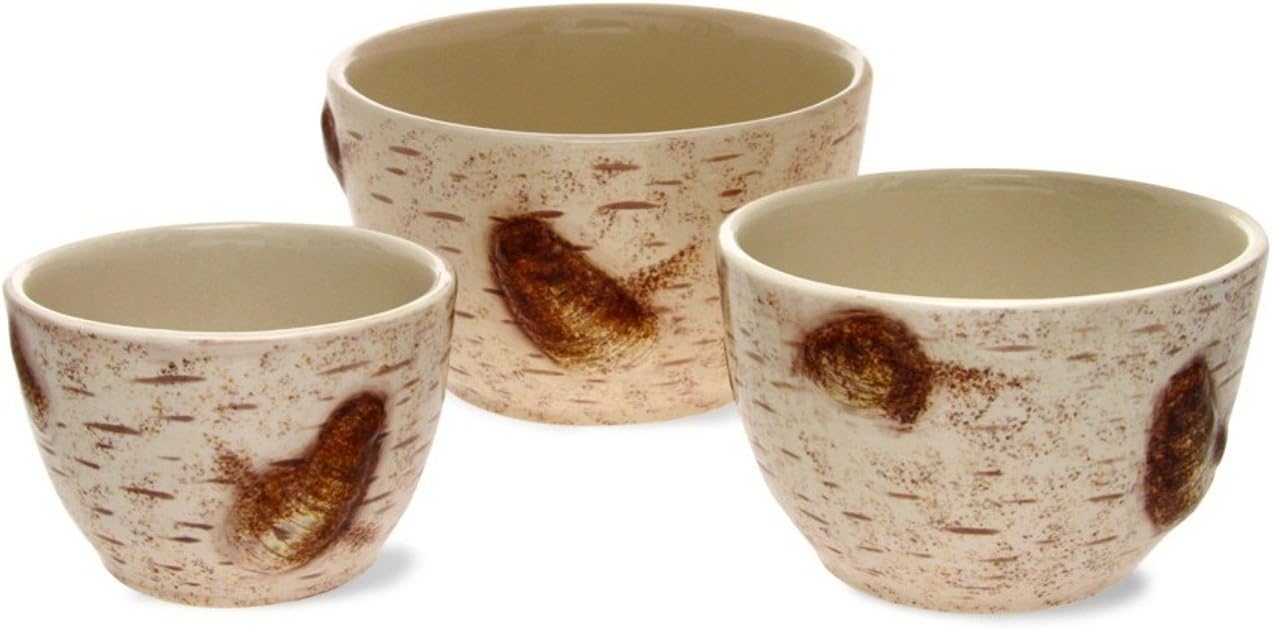Birch Try And Bowl Set