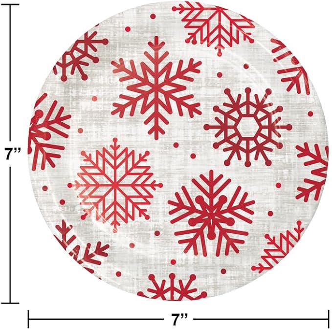Plate 7" Let It Snow 12/8
