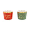 Foiled Letters To Santa Baking Cup 5 oz