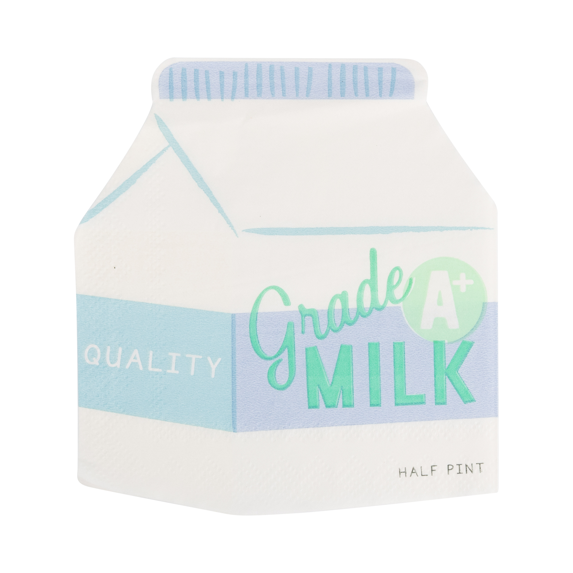 BTS1236 - Milk Carton Cocktail Napkin Set