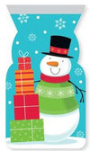 Snowman and Presents Cello Bags with Zipper