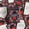 Halloween Trivia Game - Deck of Cards + Storage Tin