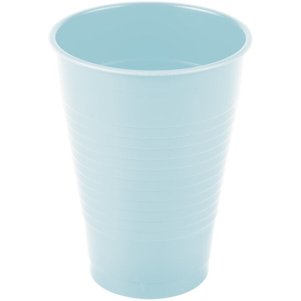 Solid Color 12 oz Plastic Cups