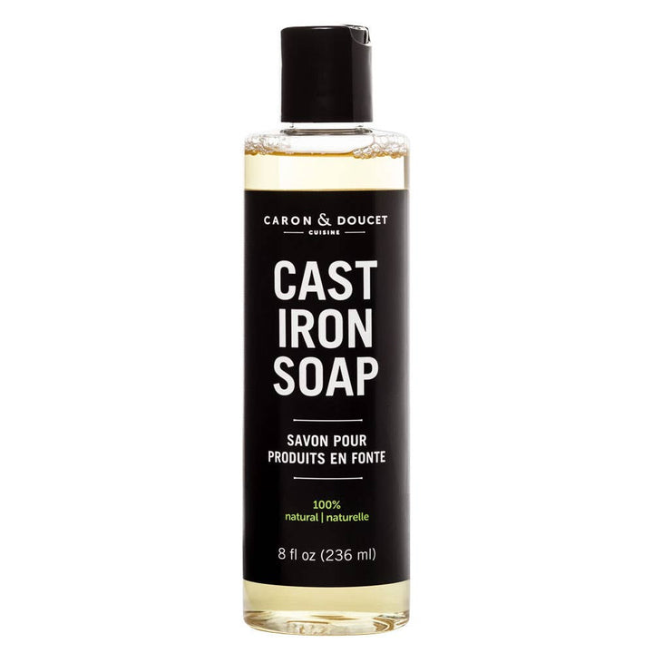 Bottle of Caron & Doucet Cast Iron Soap on a white background