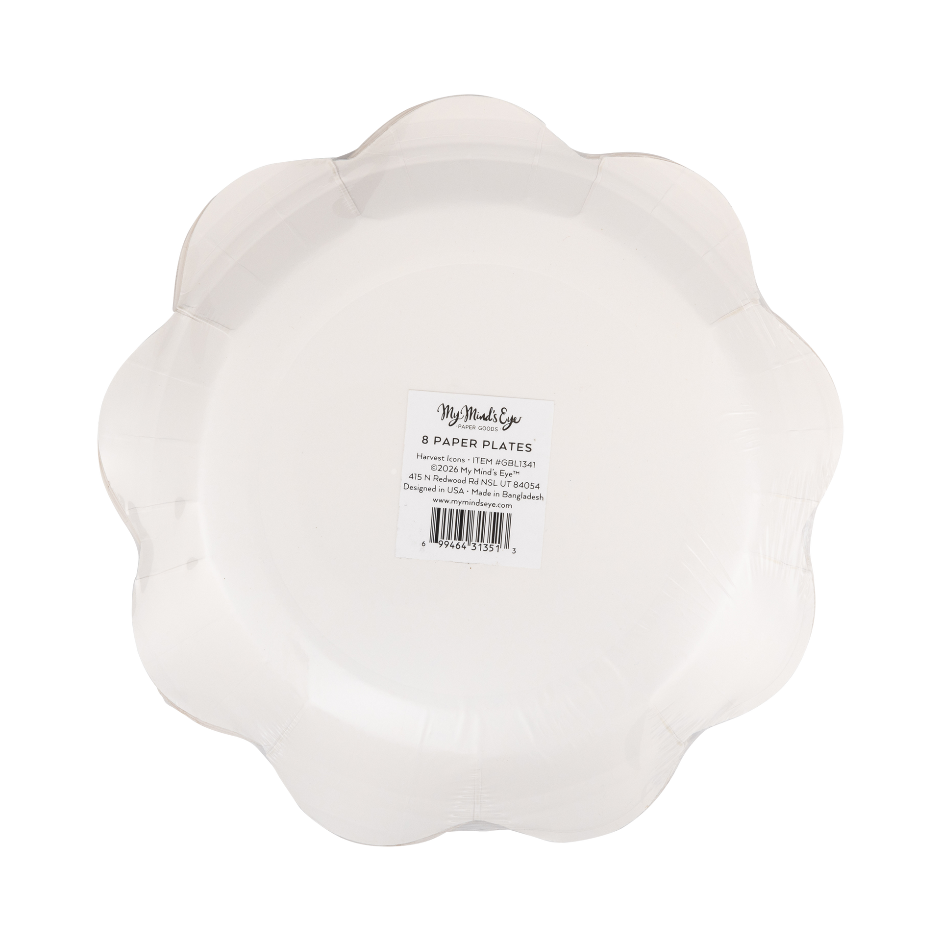 Harvest Icons Paper Plates