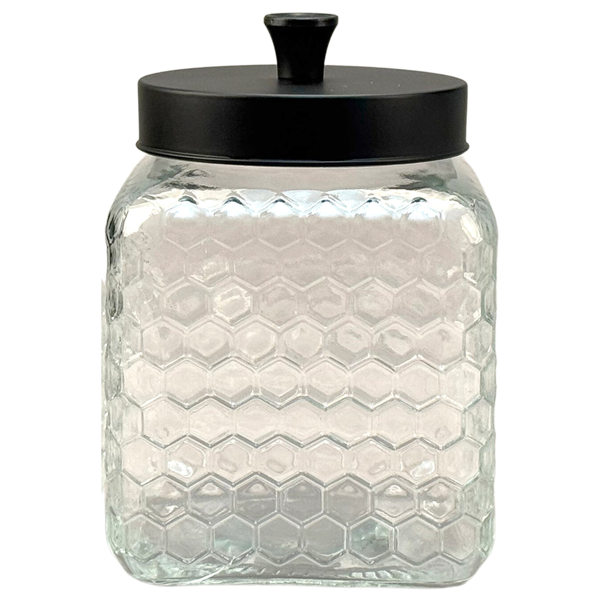 Honeycomb Square Storage Jar
