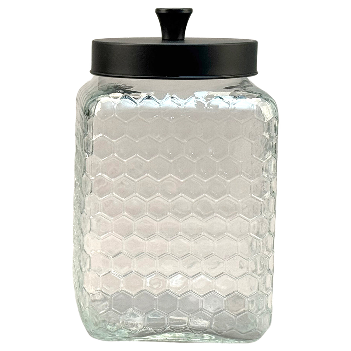Honeycomb Square Storage Jar